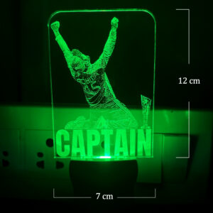 Rohit Sharma Captain Victory Acrylic LED Lamp - Image 5