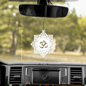 Mandala Om White - Image 3