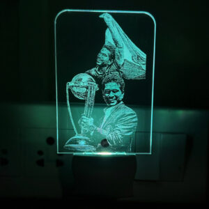 Sachin Tendulkar plug-in LED Acrylic Lamp