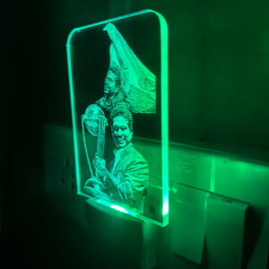 Sachin Tendulkar plug-in LED Acrylic Lamp - Image 5