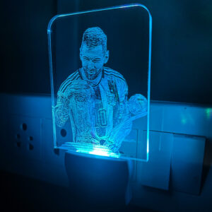 Alternative view of Lionel Messi plug-in Acrylic LED Lamp