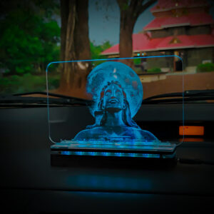 Adiyogi Shiva Multicolor Acrylic LED Lamp - Image 3