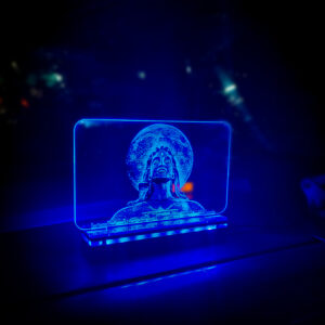 Adiyogi Shiva Multicolor Acrylic LED Lamp - Image 5