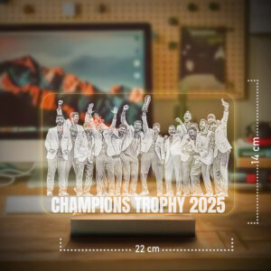 2025 ICC Champions Trophy Winners lamp with Trophy-Cricket - Image 3