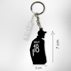 Virat Kohli Black Keychain - Image 4