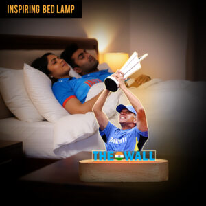 Rahul Dravid with ICC T20 World Cup 2024 Trophy LED Acrylic Lamp - Image 6