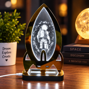 Cosmo Rocket Lamp