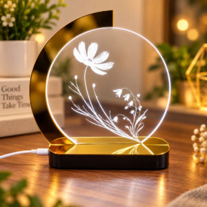 Floral Glow LED Lamp