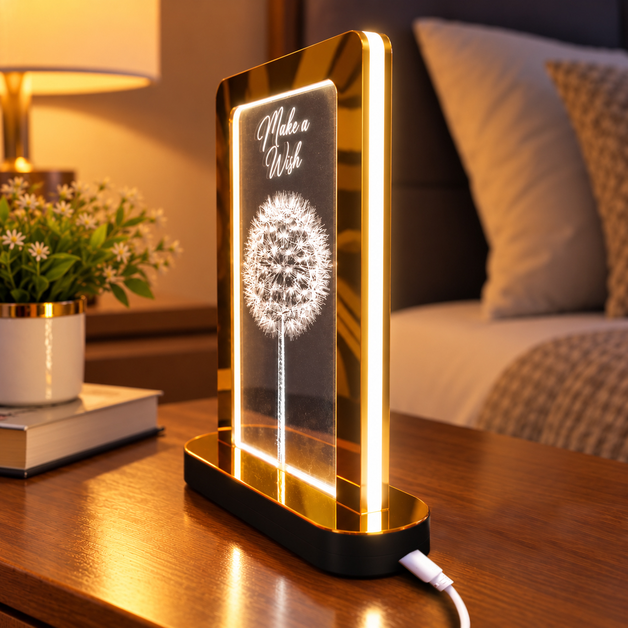 Make a Wish Dandelion LED Lamp - Image 2