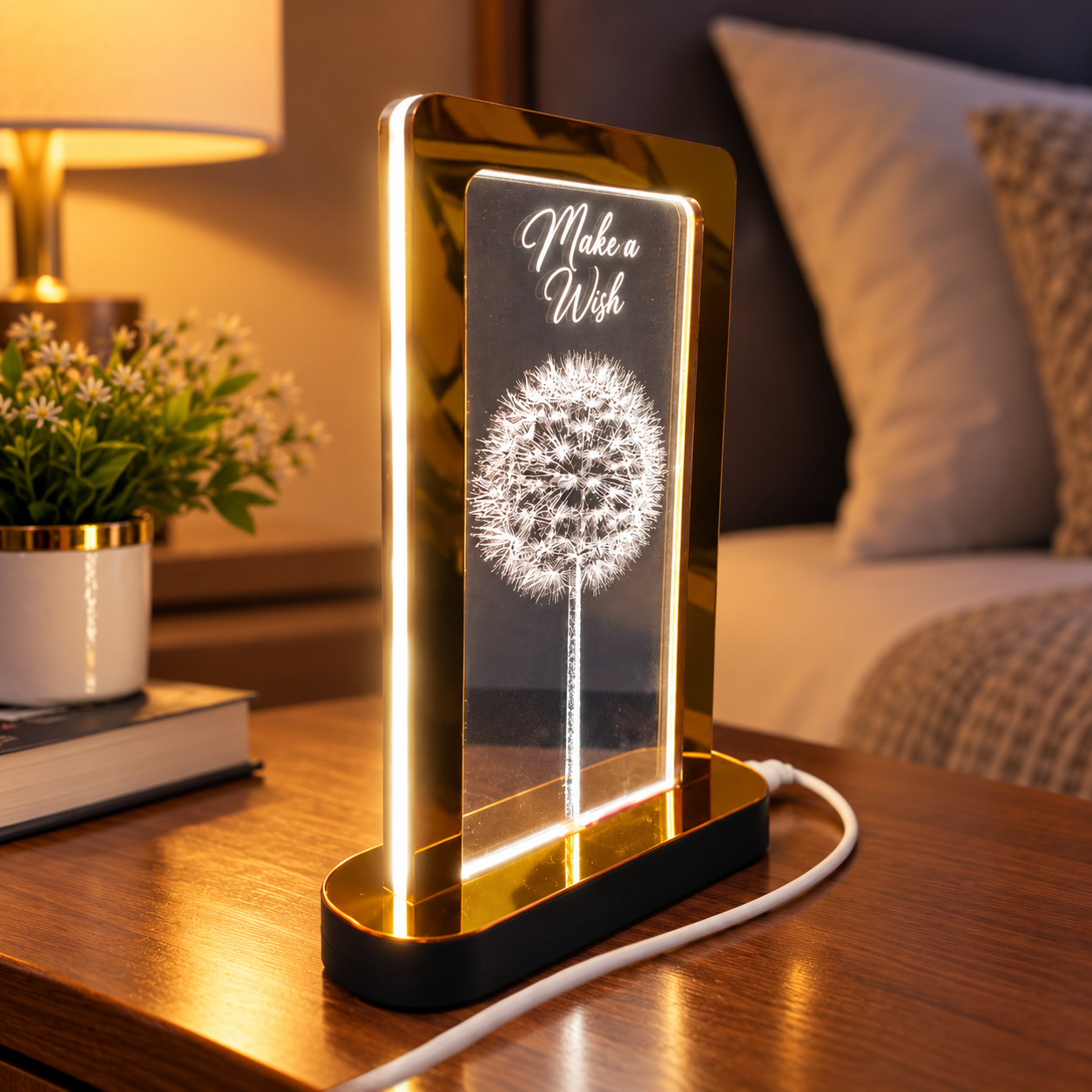 Make a Wish Dandelion LED Lamp - Image 3